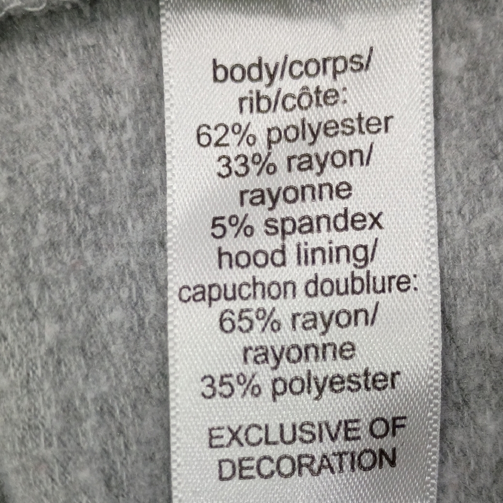 Maurices , Gray Hoodie with Red Plaid Bear - Picture 7 of 8